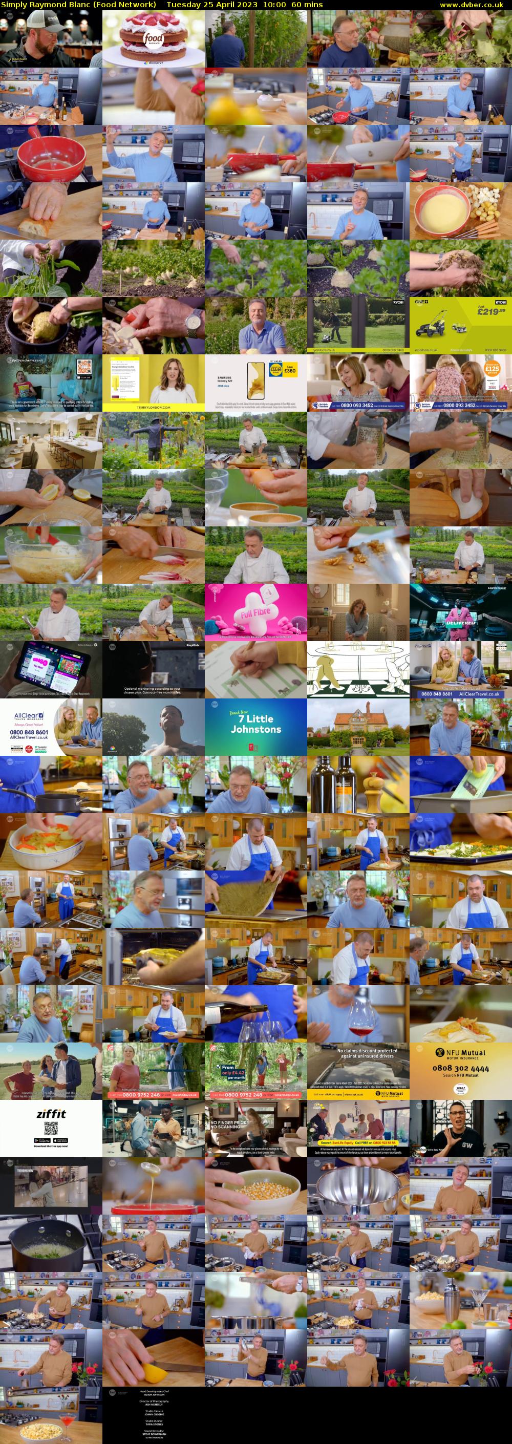Simply Raymond Blanc (Food Network) Tuesday 25 April 2023 10:00 - 11:00