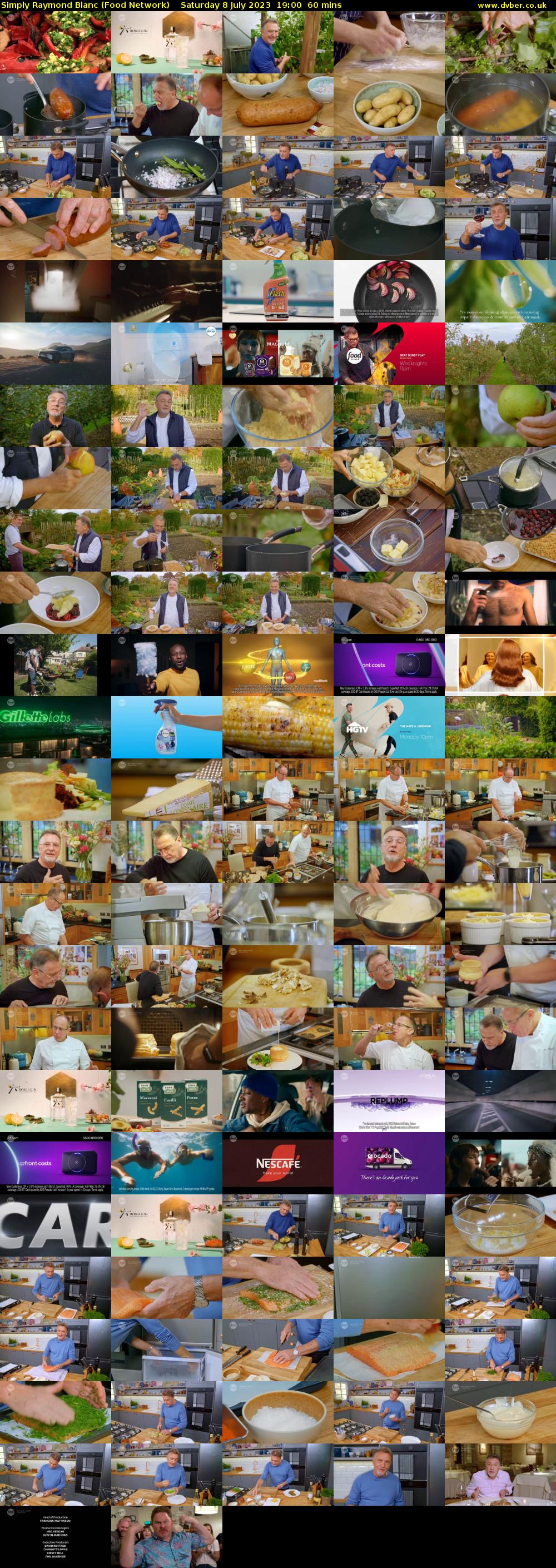 Simply Raymond Blanc (Food Network) Saturday 8 July 2023 19:00 - 20:00
