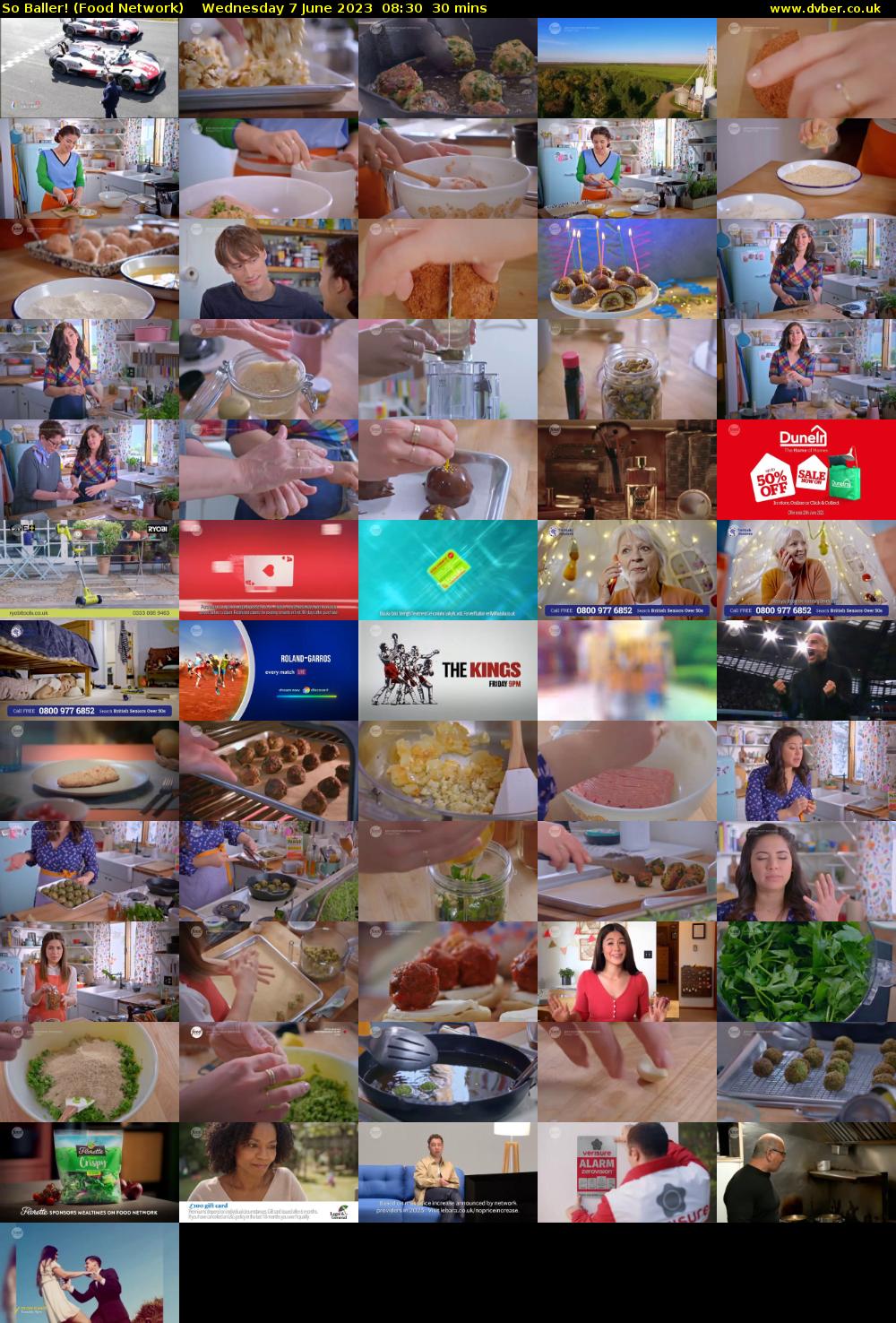 So Baller! (Food Network) Wednesday 7 June 2023 08:30 - 09:00