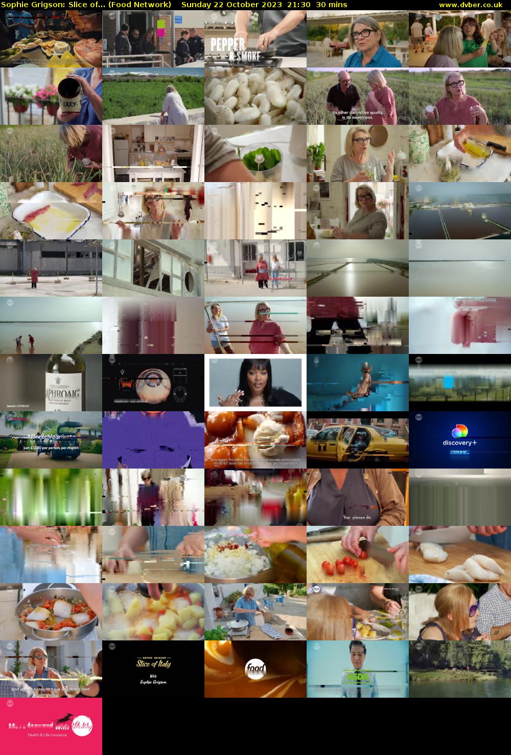 Sophie Grigson: Slice of... (Food Network) Sunday 22 October 2023 21:30 - 22:00