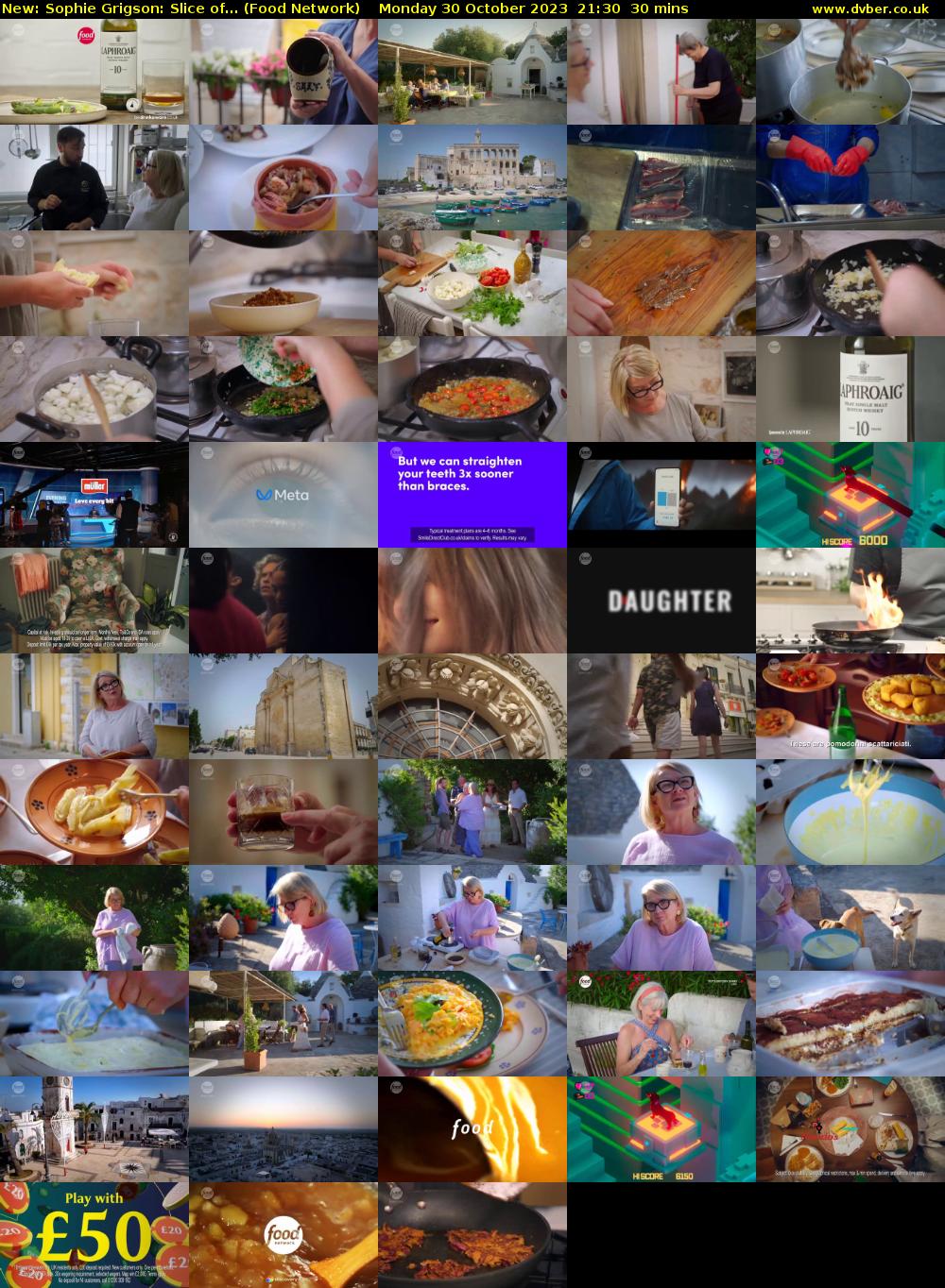Sophie Grigson: Slice of... (Food Network) Monday 30 October 2023 21:30 - 22:00