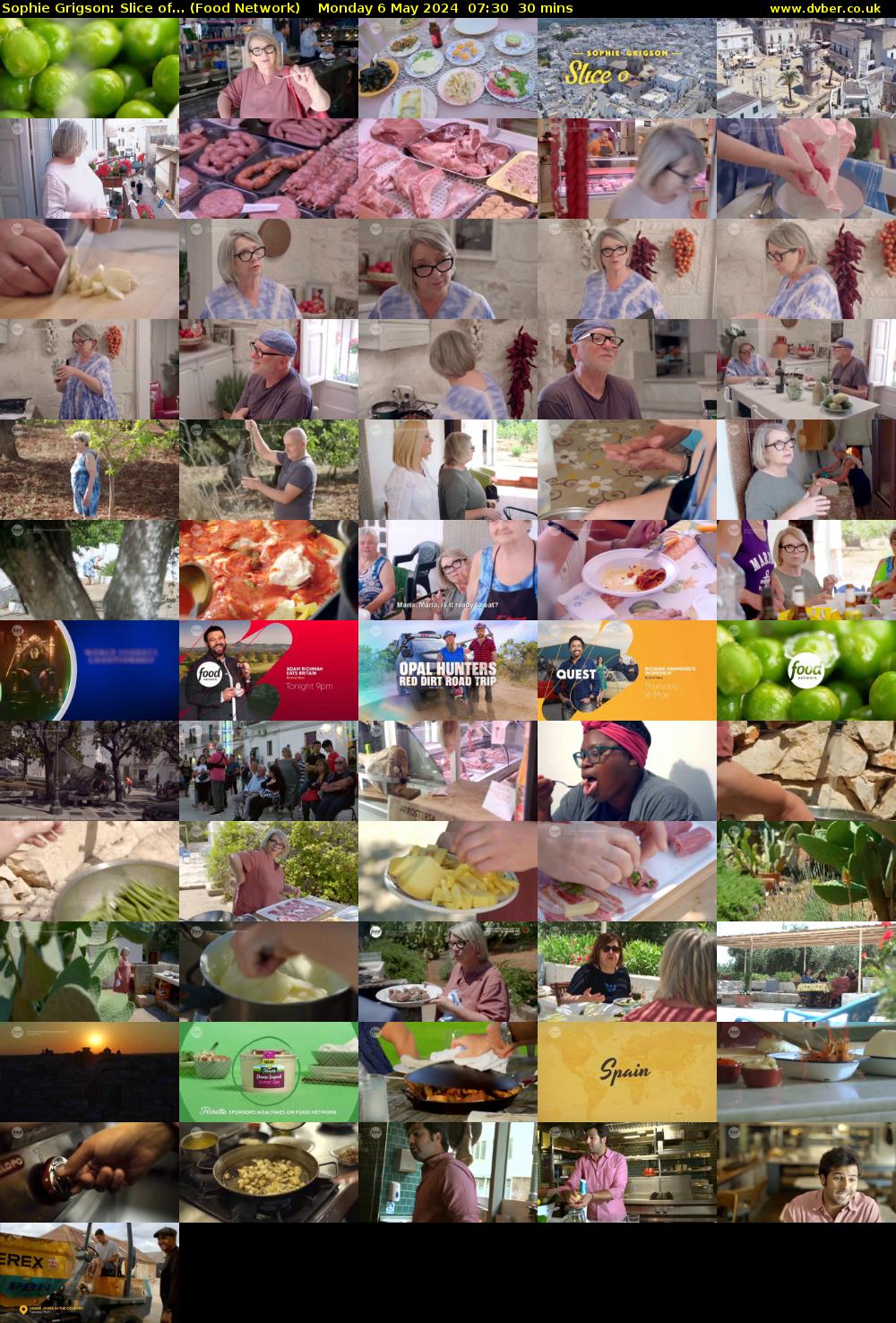 Sophie Grigson: Slice of... (Food Network) Monday 6 May 2024 07:30 - 08:00