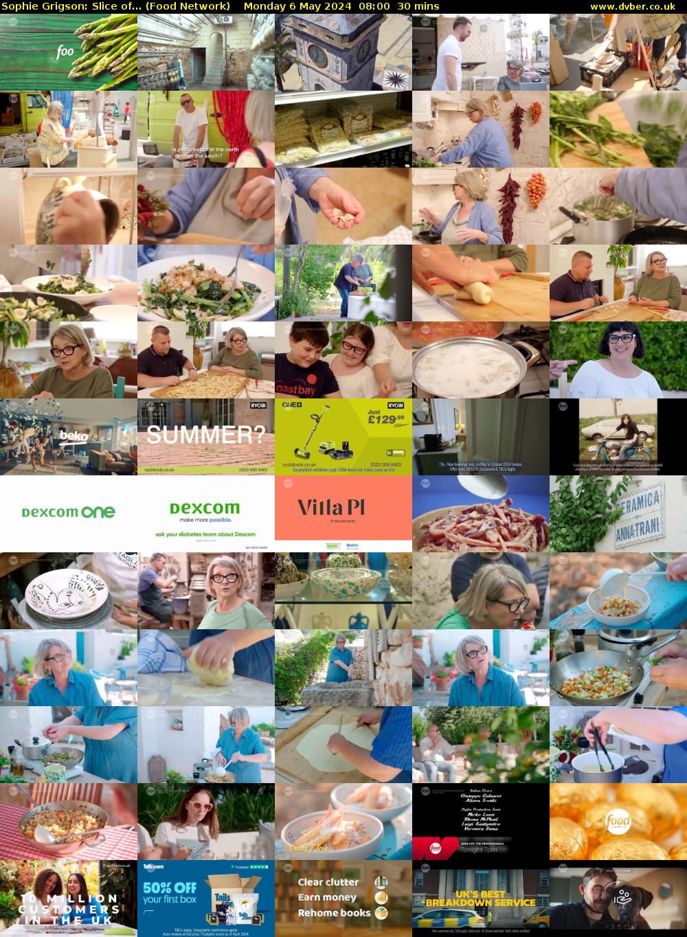 Sophie Grigson: Slice of... (Food Network) Monday 6 May 2024 08:00 - 08:30