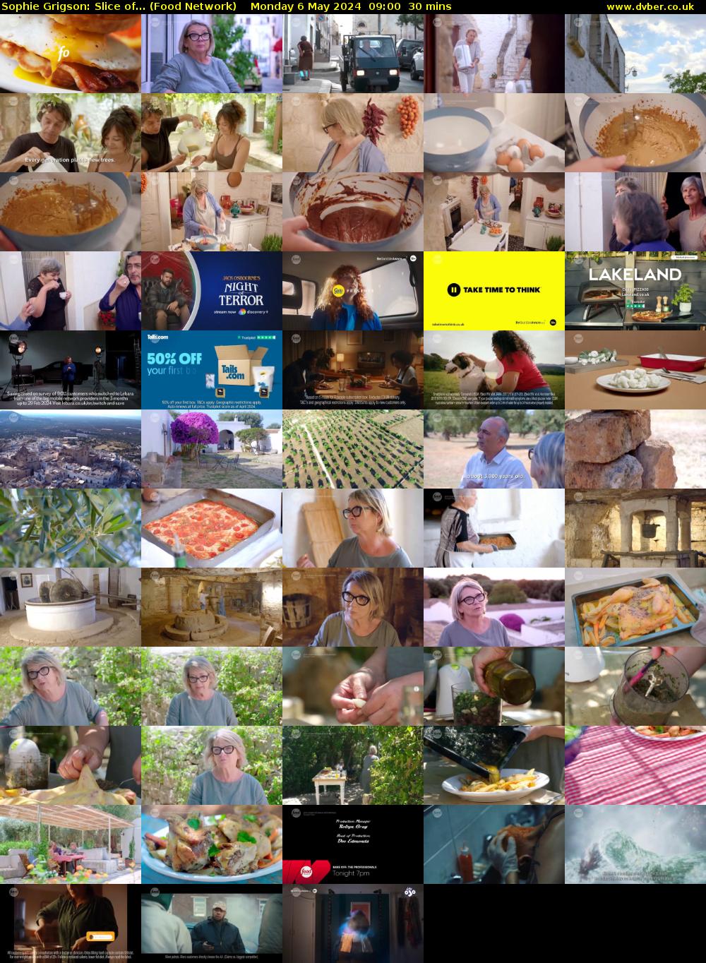 Sophie Grigson: Slice of... (Food Network) Monday 6 May 2024 09:00 - 09:30