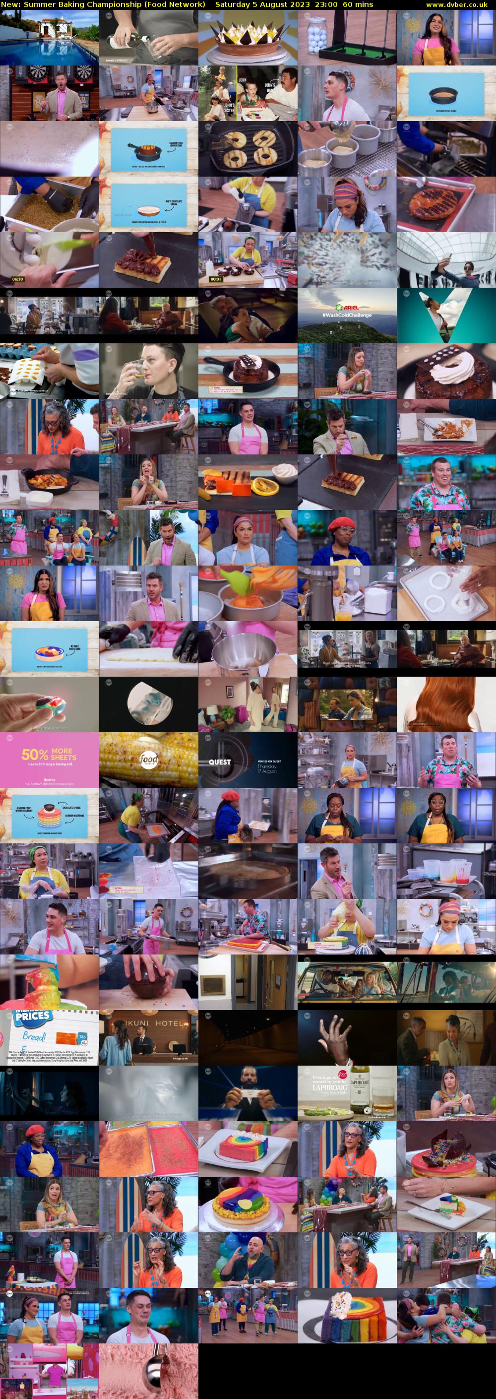 Summer Baking Championship (Food Network) Saturday 5 August 2023 23:00 - 00:00
