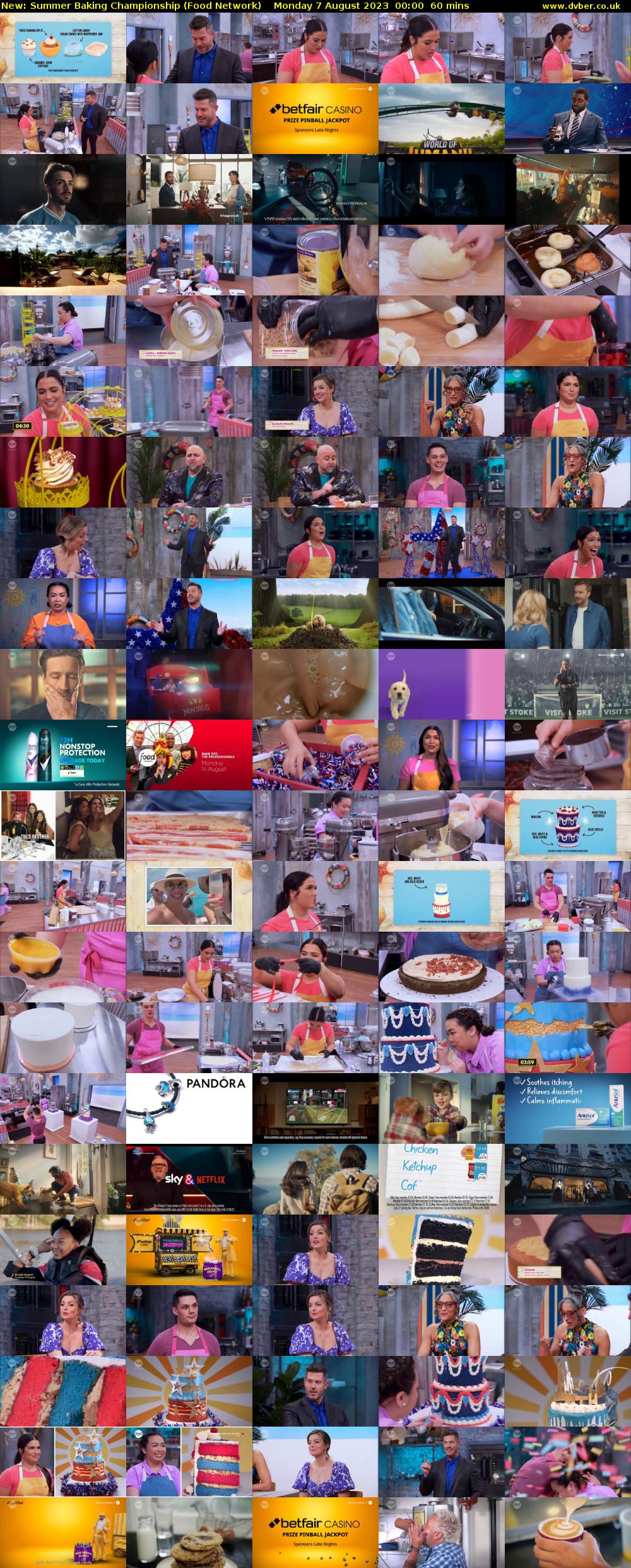 Summer Baking Championship (Food Network) Monday 7 August 2023 00:00 - 01:00