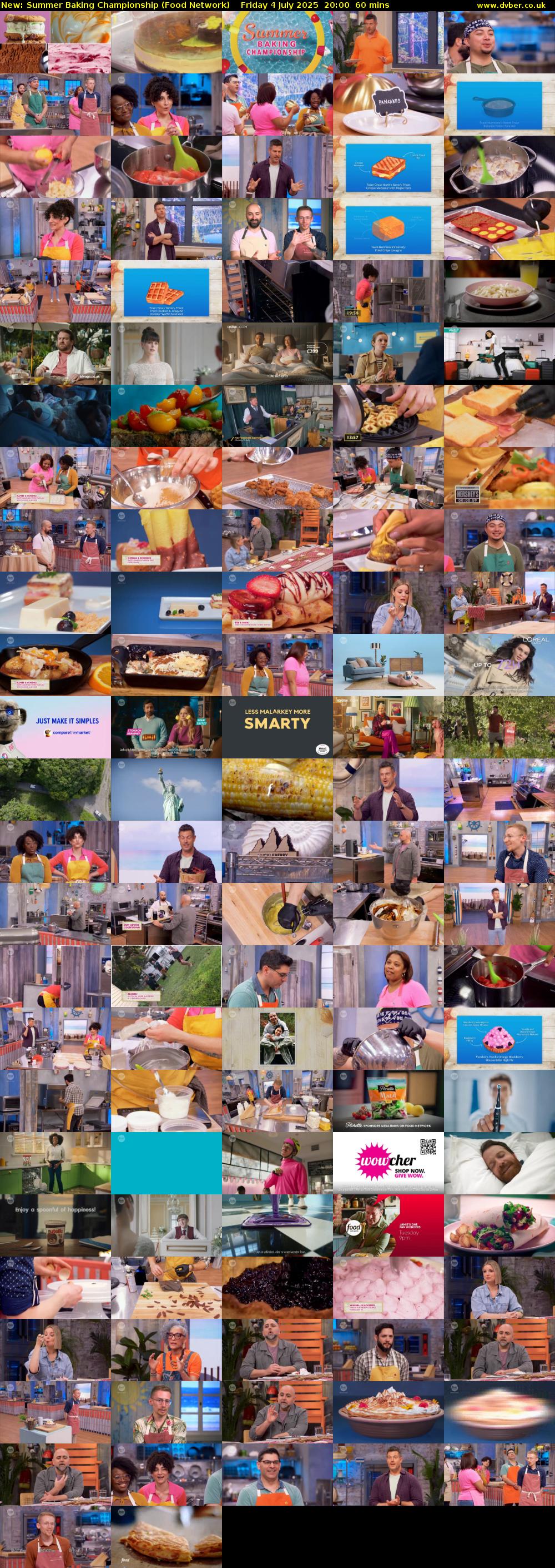 Summer Baking Championship (Food Network) Friday 4 July 2025 20:00 - 21:00