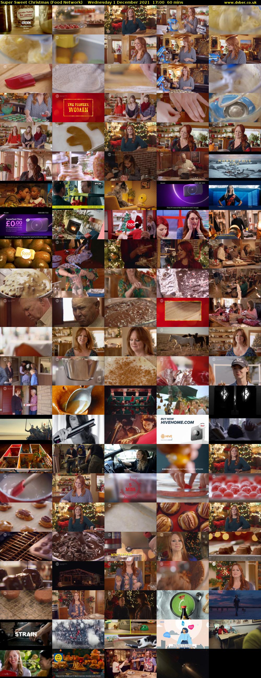 Super Sweet Christmas (Food Network) Wednesday 1 December 2021 17:00 - 18:00