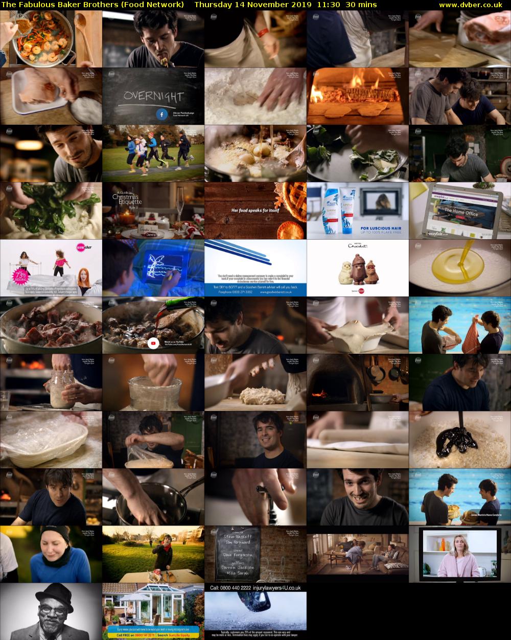 The Fabulous Baker Brothers (Food Network) Thursday 14 November 2019 11:30 - 12:00