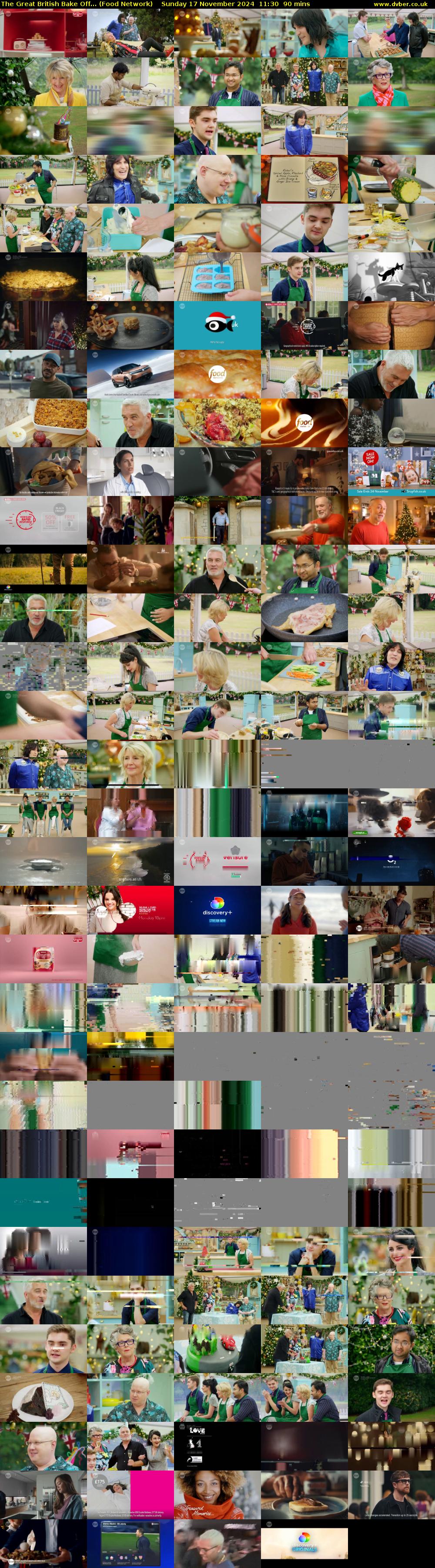 The Great British Bake Off... (Food Network) Sunday 17 November 2024 11:30 - 13:00