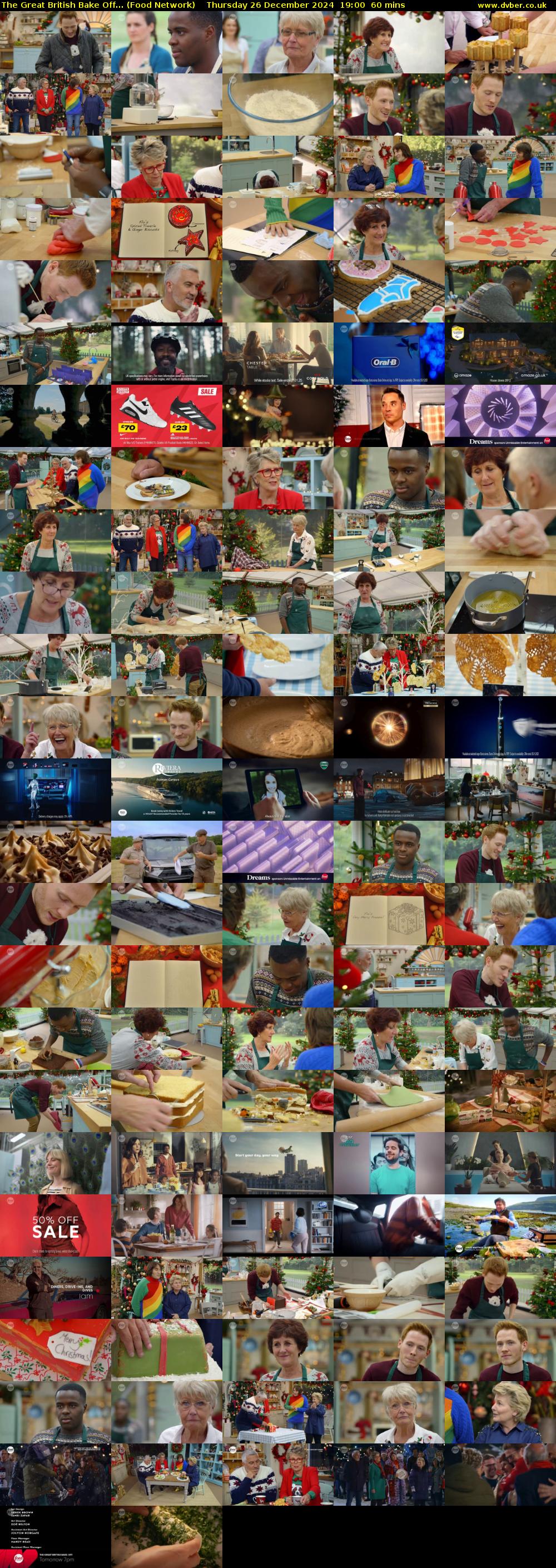 The Great British Bake Off... (Food Network) Thursday 26 December 2024 19:00 - 20:00