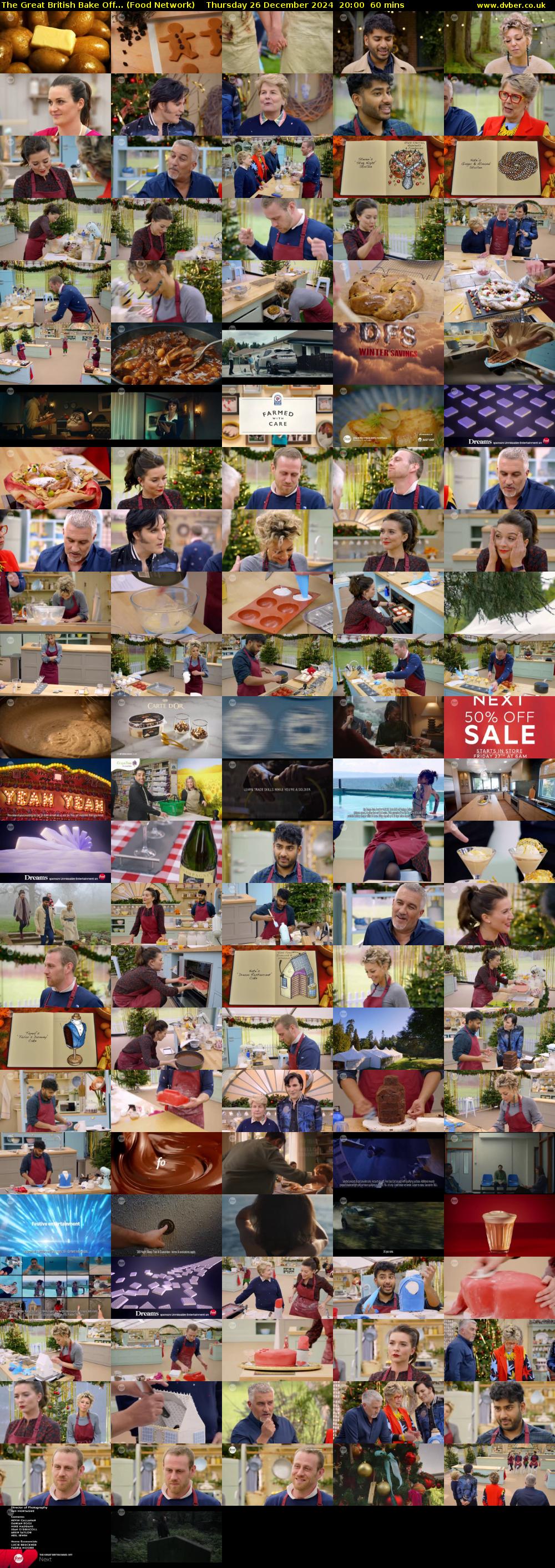 The Great British Bake Off... (Food Network) Thursday 26 December 2024 20:00 - 21:00