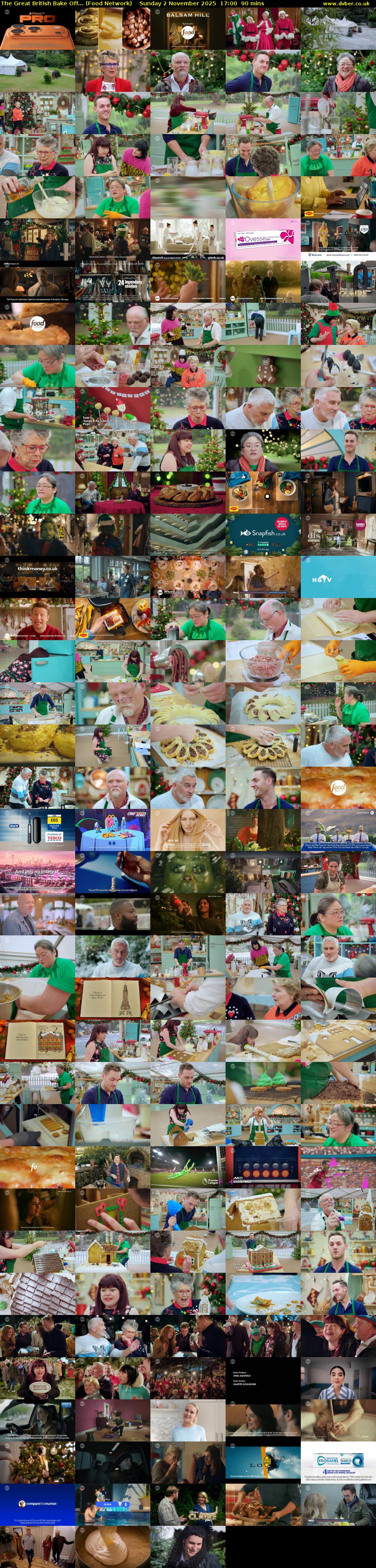 The Great British Bake Off... (Food Network) Sunday 2 November 2025 17:00 - 18:30