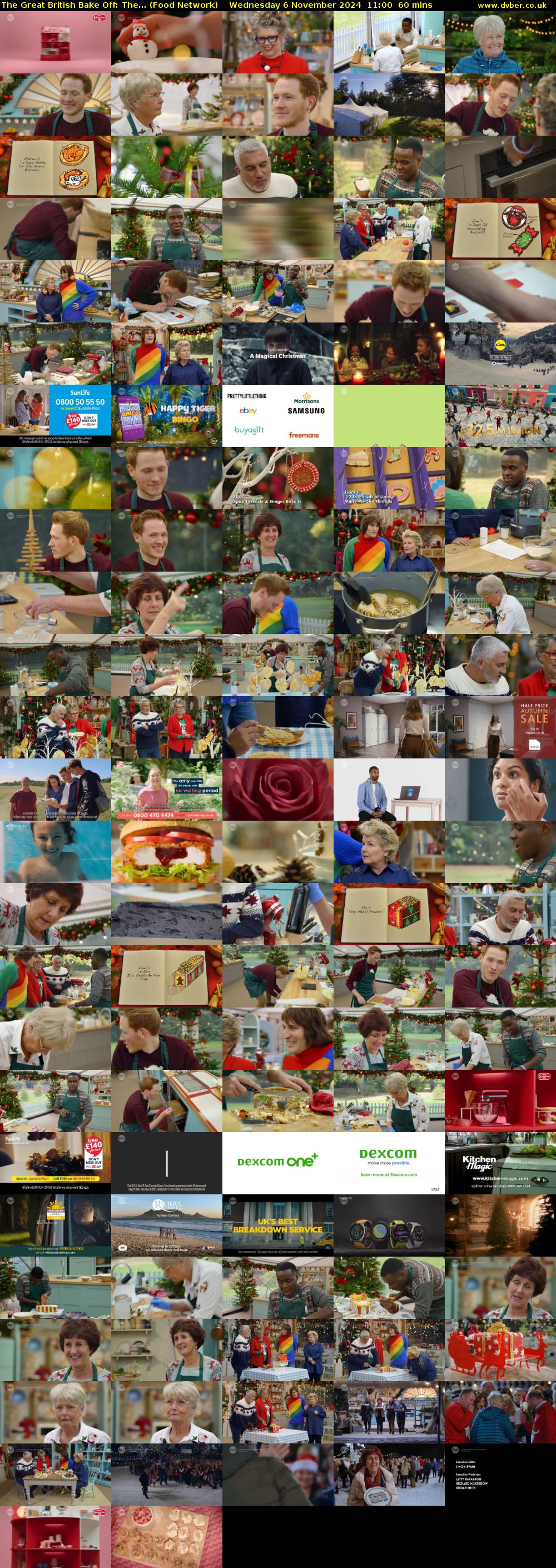 The Great British Bake Off: The... (Food Network) Wednesday 6 November 2024 11:00 - 12:00