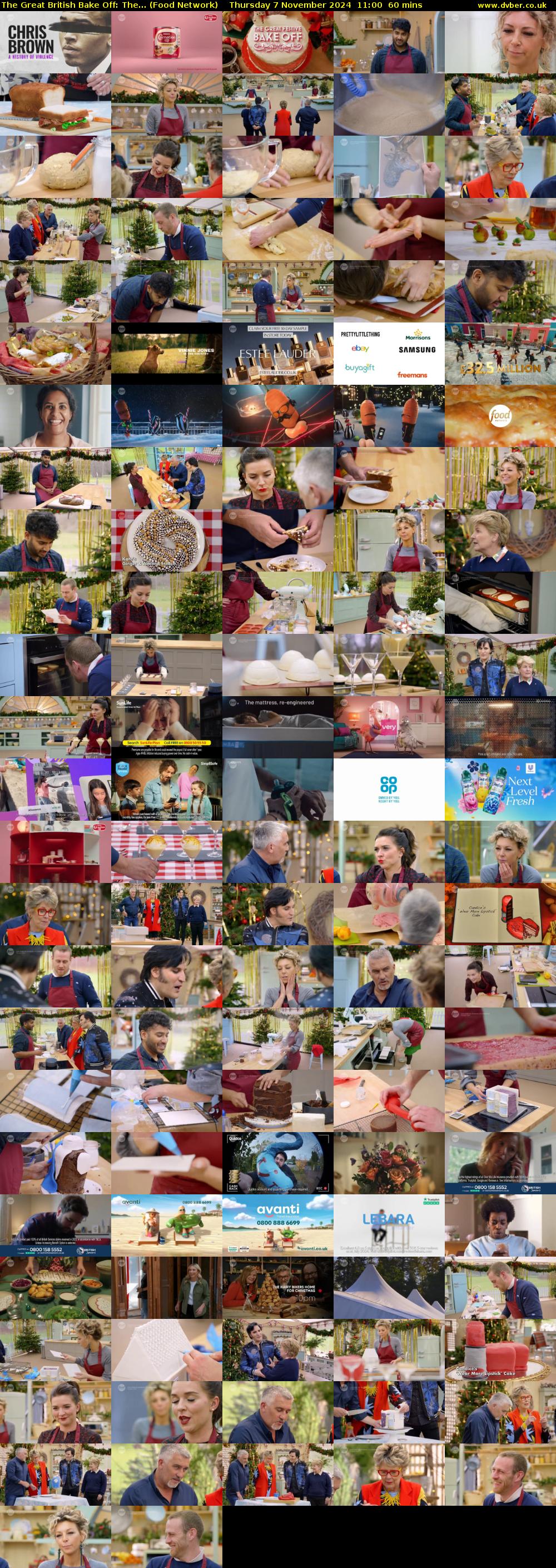 The Great British Bake Off: The... (Food Network) Thursday 7 November 2024 11:00 - 12:00