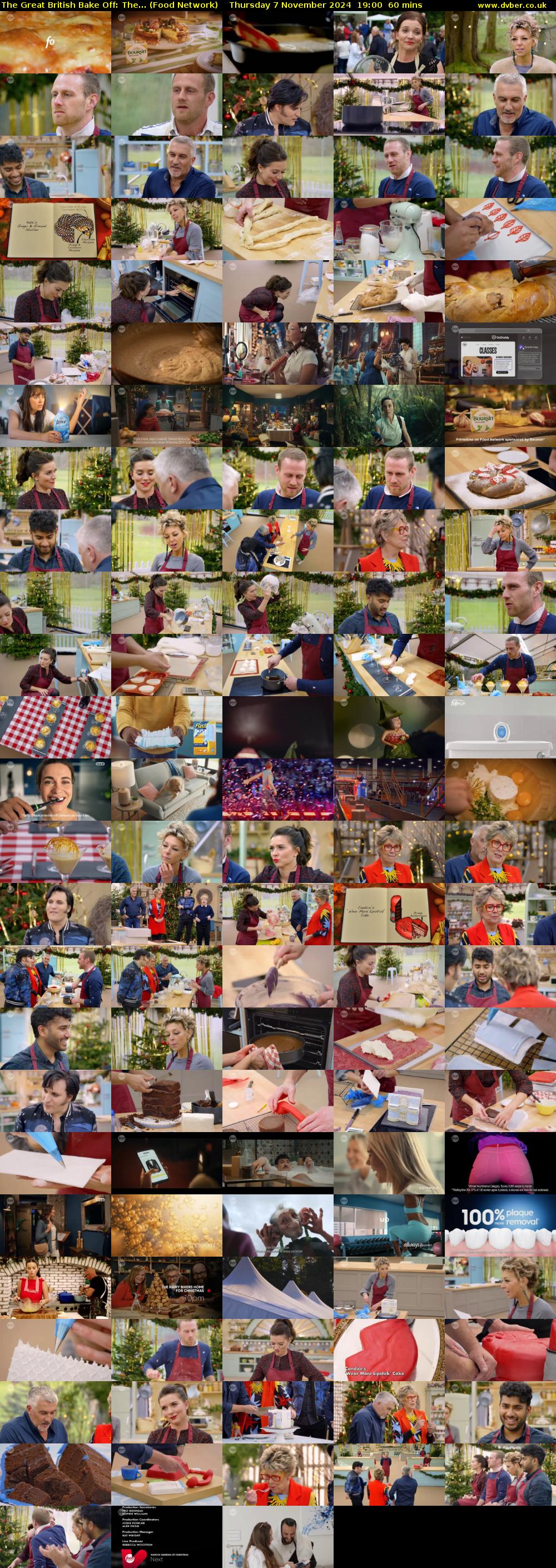 The Great British Bake Off: The... (Food Network) Thursday 7 November 2024 19:00 - 20:00