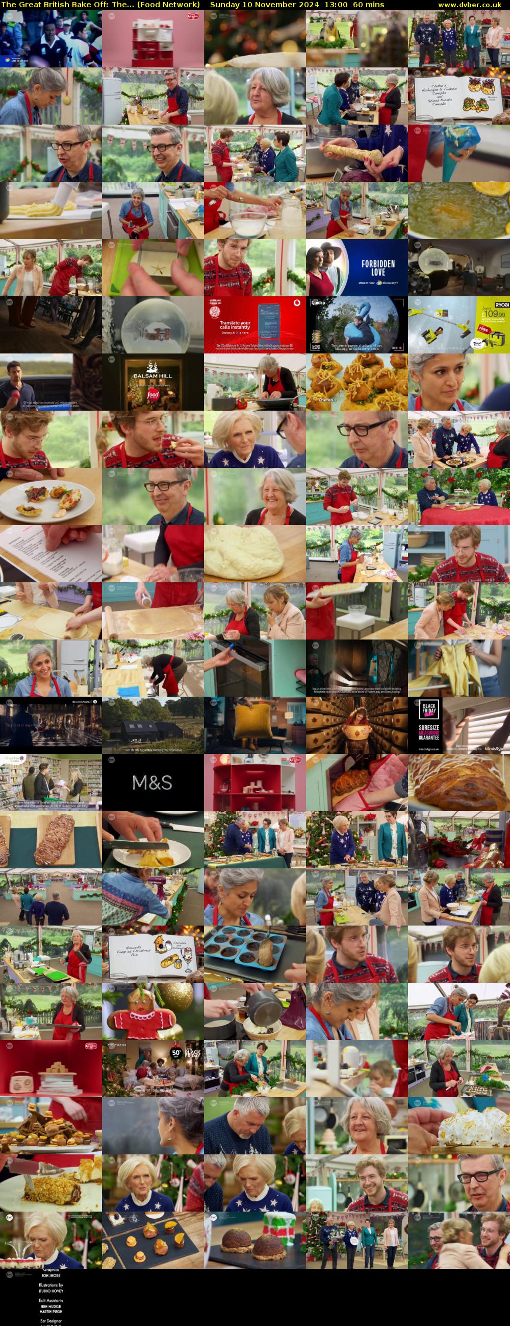 The Great British Bake Off: The... (Food Network) Sunday 10 November 2024 13:00 - 14:00