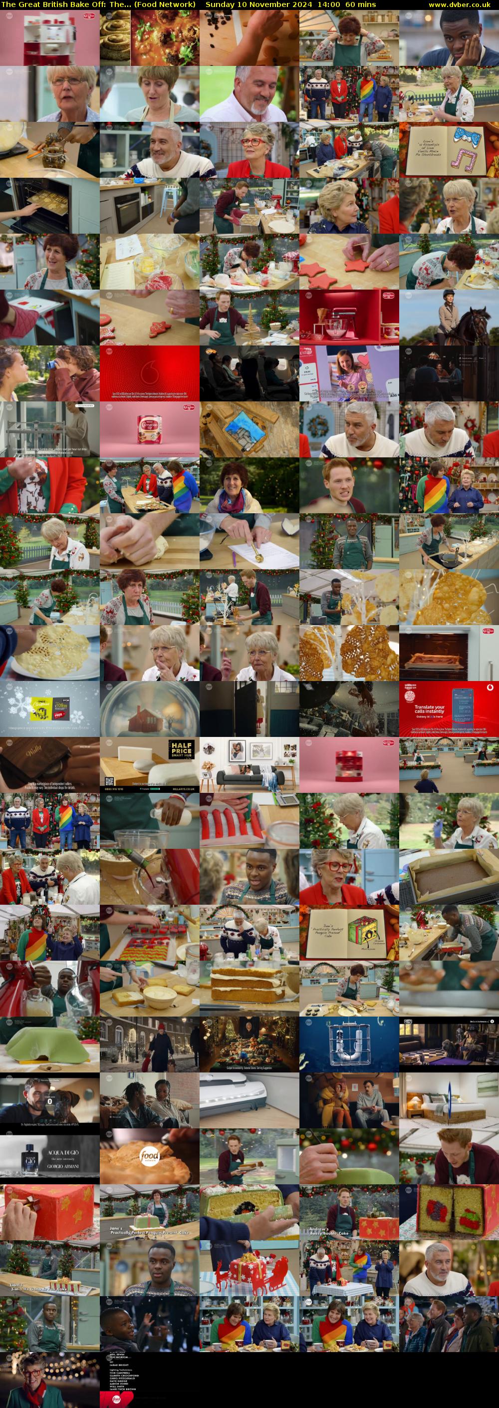 The Great British Bake Off: The... (Food Network) Sunday 10 November 2024 14:00 - 15:00