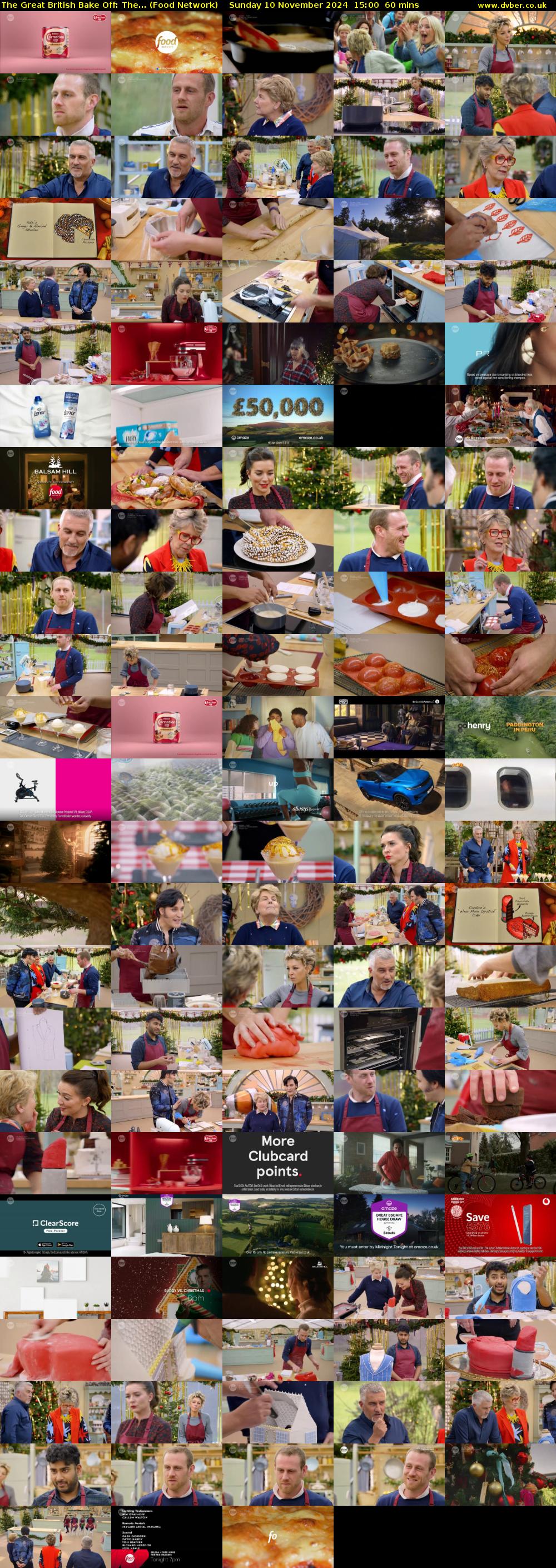 The Great British Bake Off: The... (Food Network) Sunday 10 November 2024 15:00 - 16:00