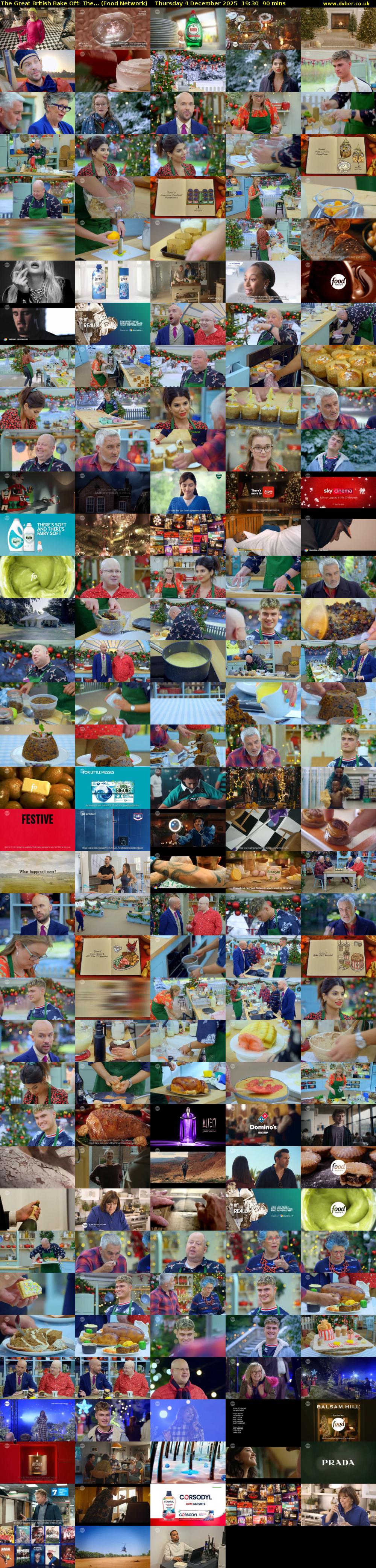 The Great British Bake Off: The... (Food Network) Thursday 4 December 2025 19:30 - 21:00