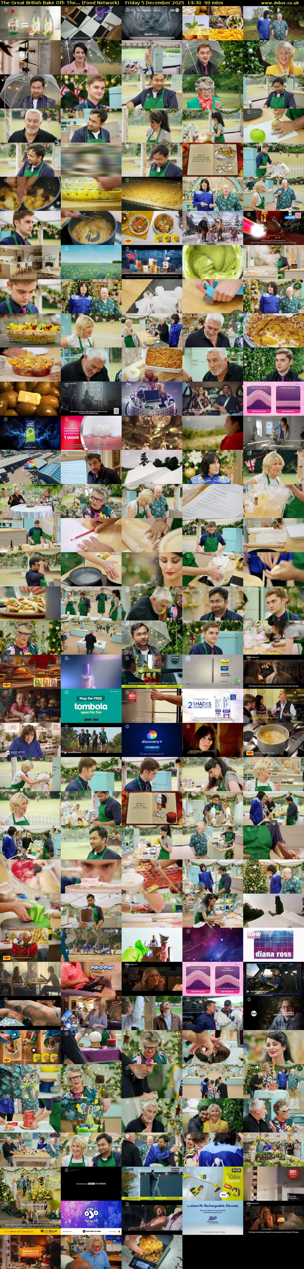 The Great British Bake Off: The... (Food Network) Friday 5 December 2025 14:30 - 16:00