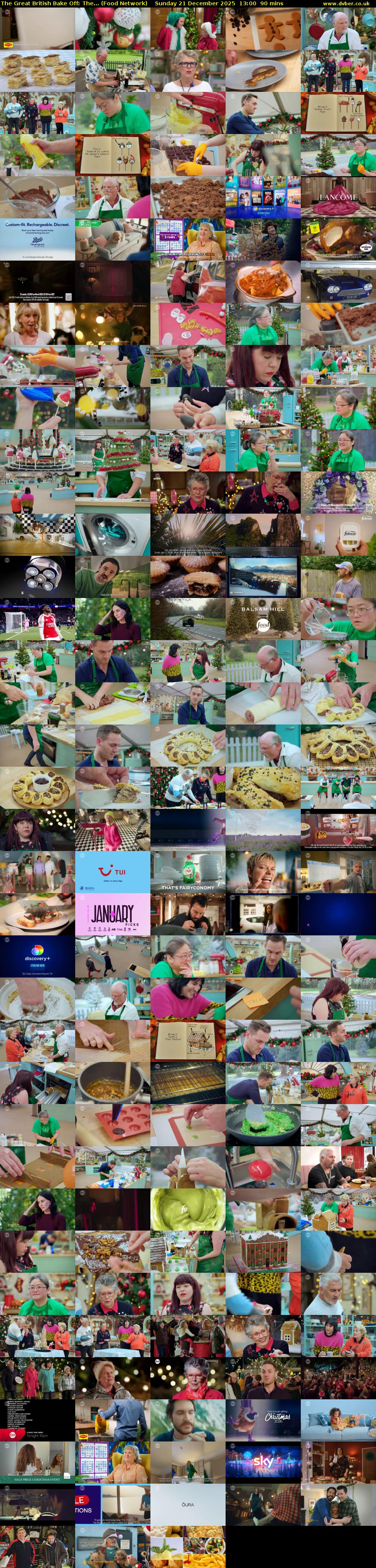 The Great British Bake Off: The... (Food Network) Sunday 21 December 2025 13:00 - 14:30