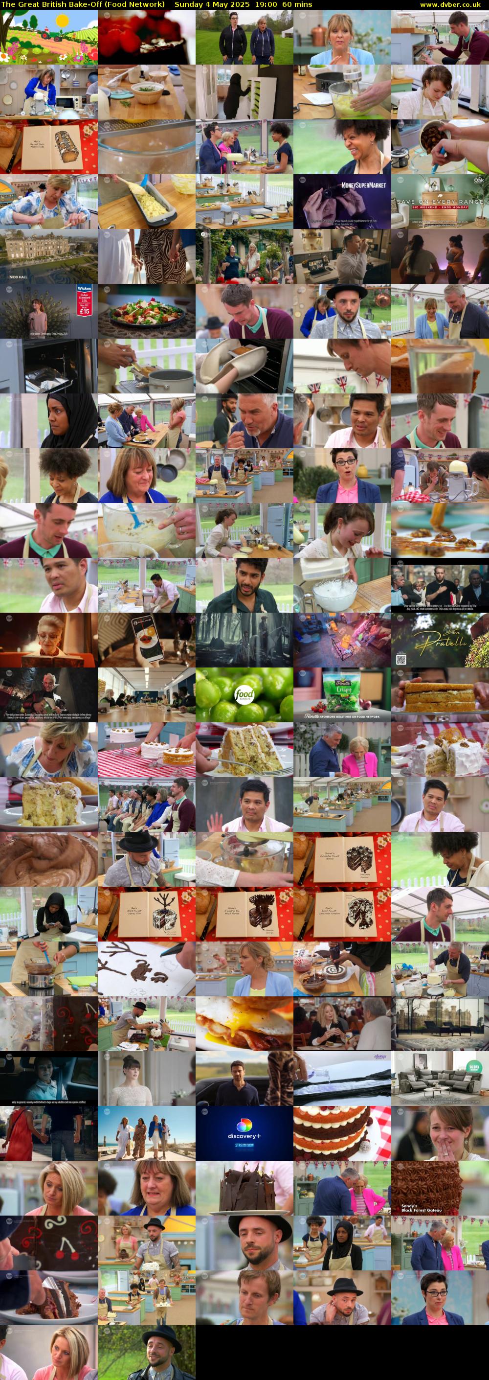 The Great British Bake-Off (Food Network) Sunday 4 May 2025 19:00 - 20:00