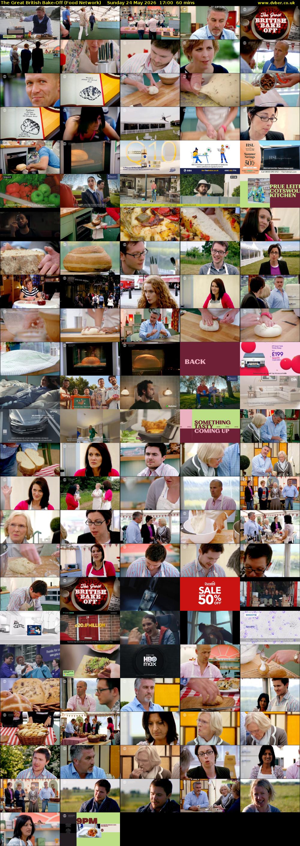 The Great British Bake-Off (Food Network) Sunday 24 May 2026 17:00 - 18:00