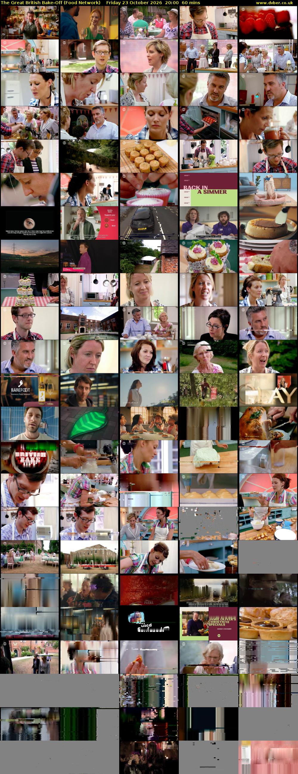 The Great British Bake-Off (Food Network) Friday 23 October 2026 20:00 - 21:00