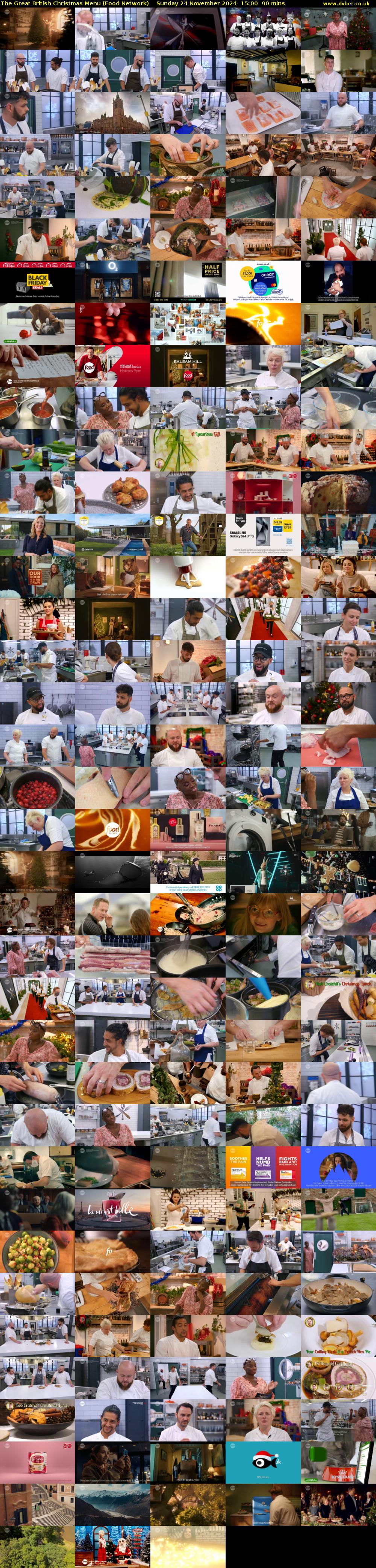 The Great British Christmas Menu (Food Network) Sunday 24 November 2024 15:00 - 16:30