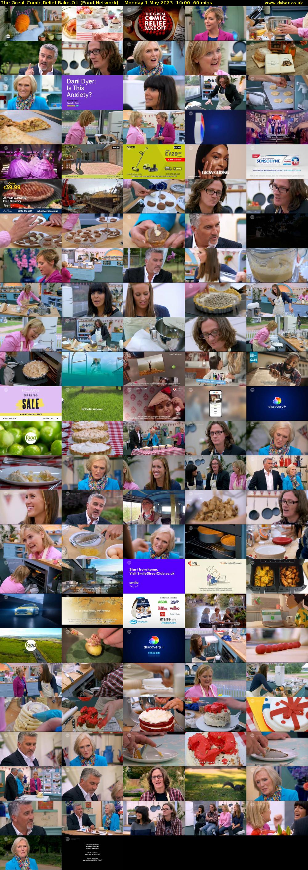 The Great Comic Relief Bake-Off (Food Network) Monday 1 May 2023 14:00 - 15:00
