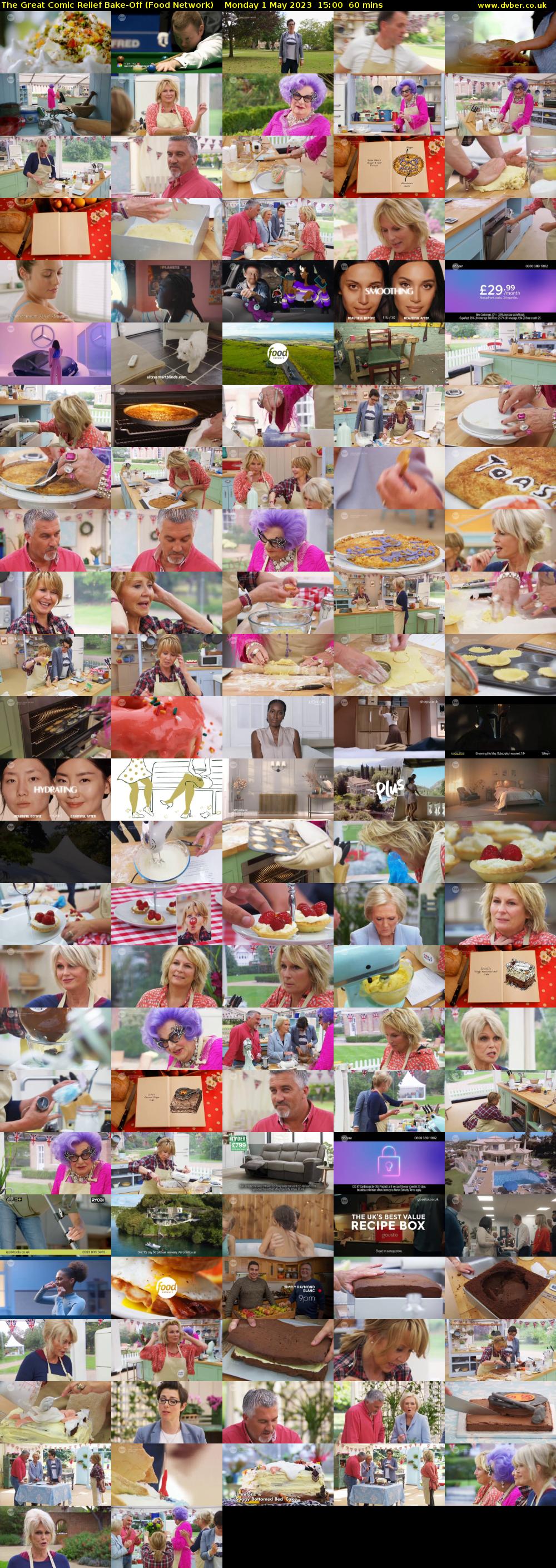 The Great Comic Relief Bake-Off (Food Network) Monday 1 May 2023 15:00 - 16:00