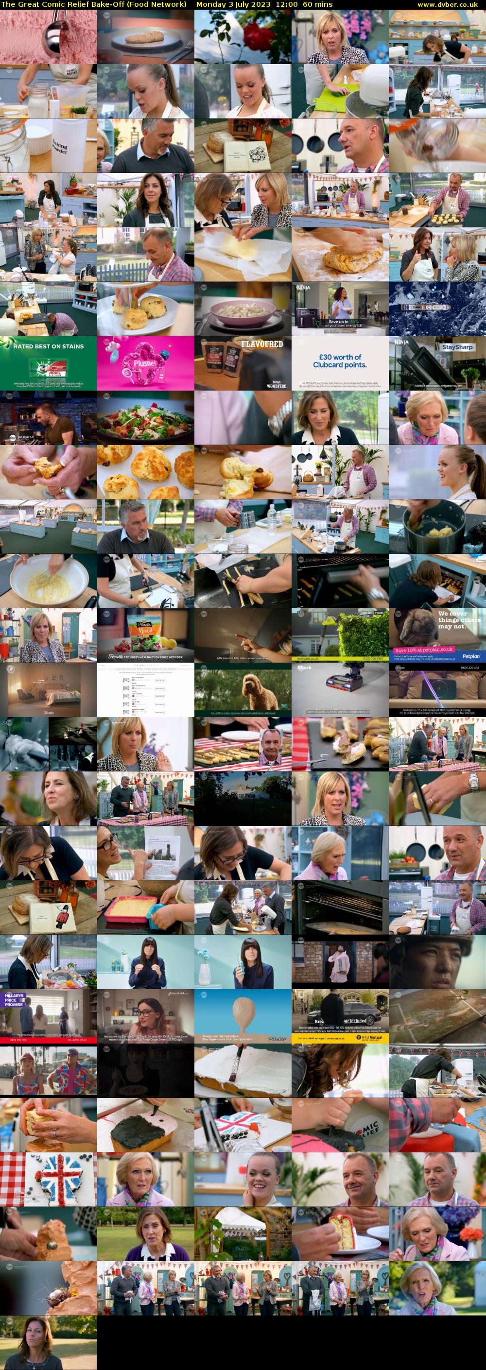 The Great Comic Relief Bake-Off (Food Network) Monday 3 July 2023 12:00 - 13:00