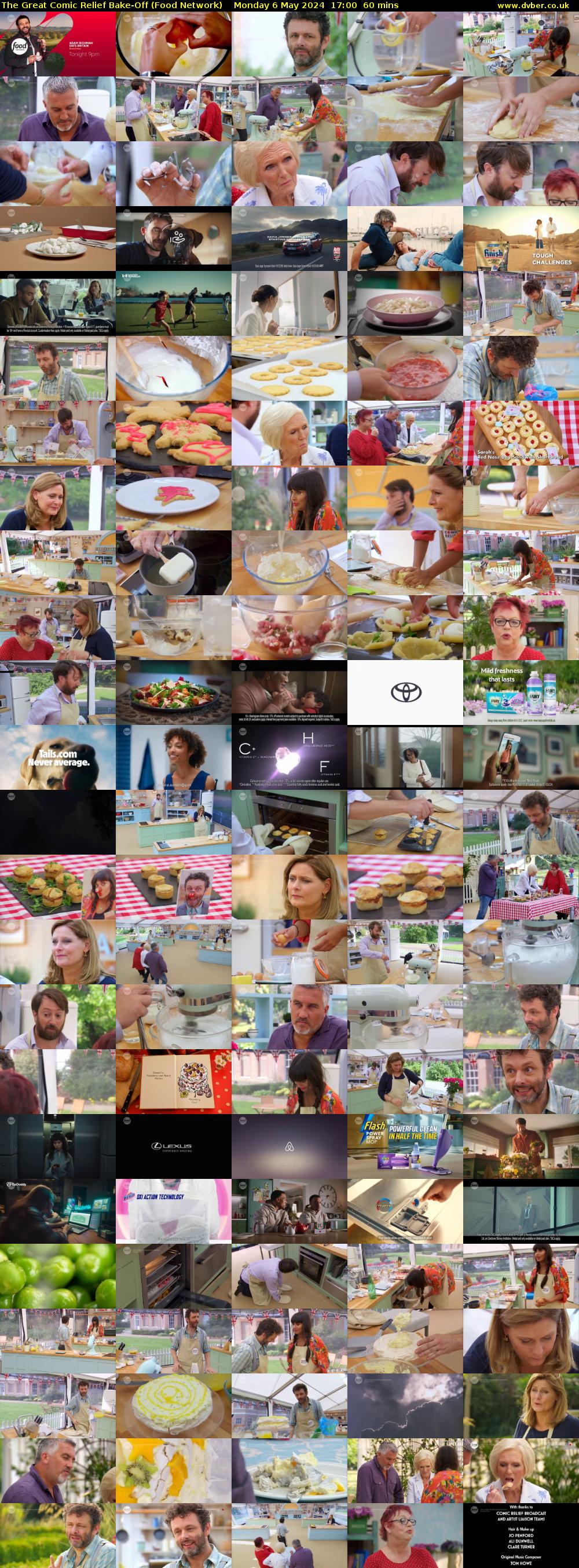 The Great Comic Relief Bake-Off (Food Network) Monday 6 May 2024 17:00 - 18:00