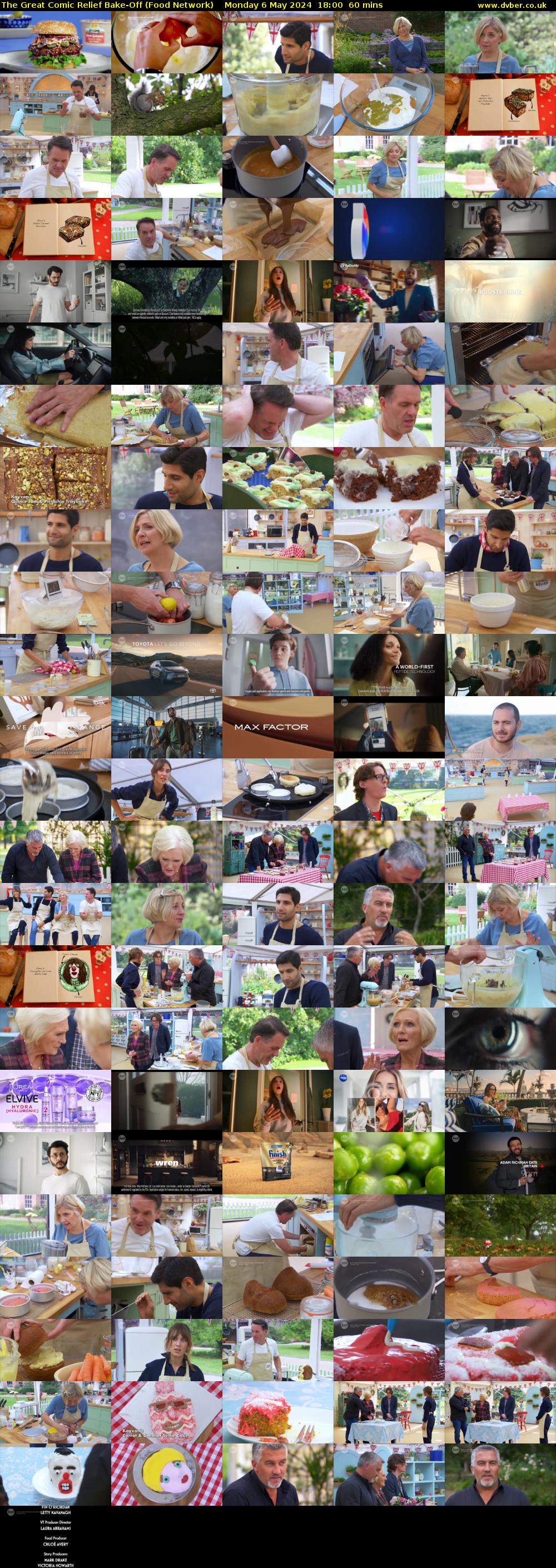 The Great Comic Relief Bake-Off (Food Network) Monday 6 May 2024 18:00 - 19:00