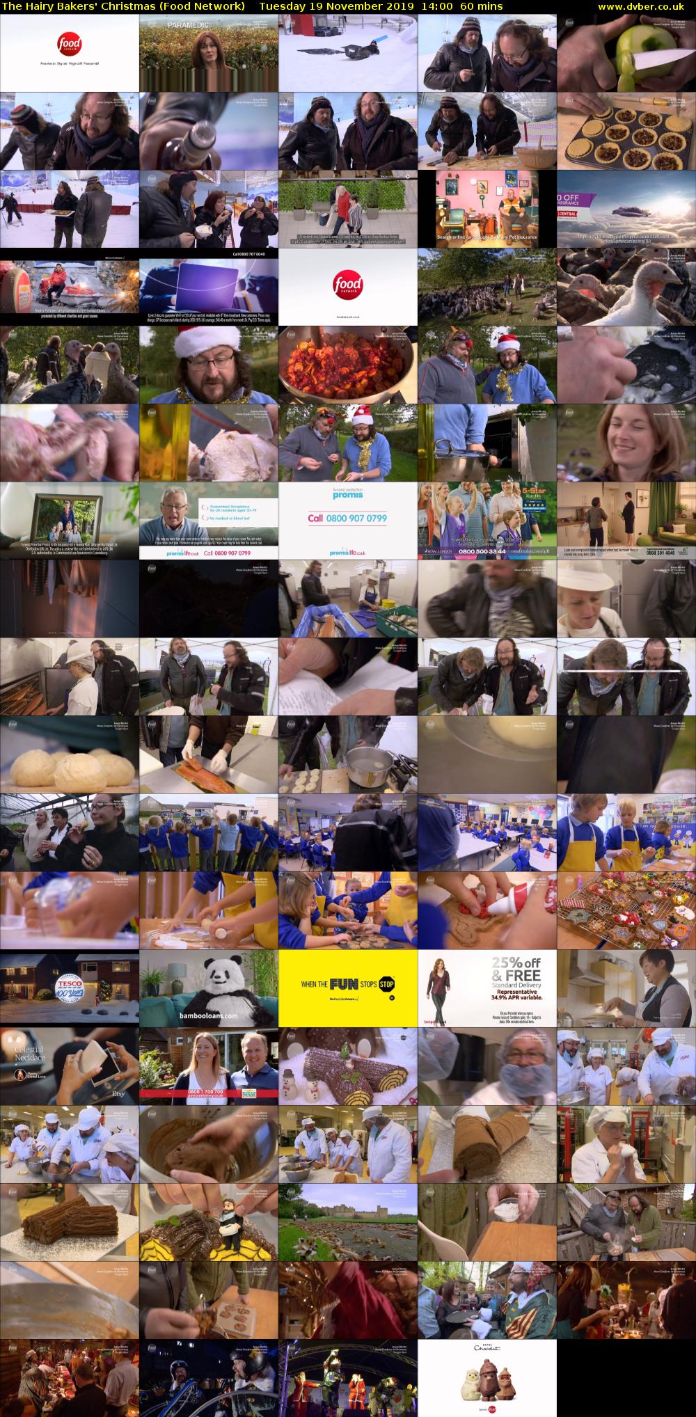 The Hairy Bakers' Christmas (Food Network) Tuesday 19 November 2019 14:00 - 15:00