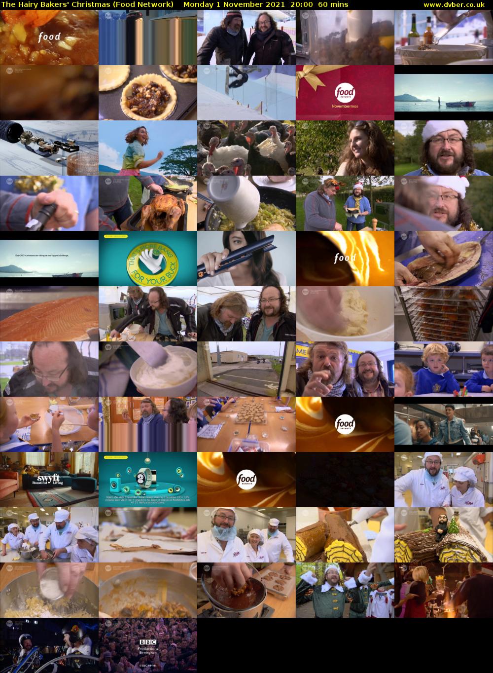 The Hairy Bakers' Christmas (Food Network) Monday 1 November 2021 20:00 - 21:00