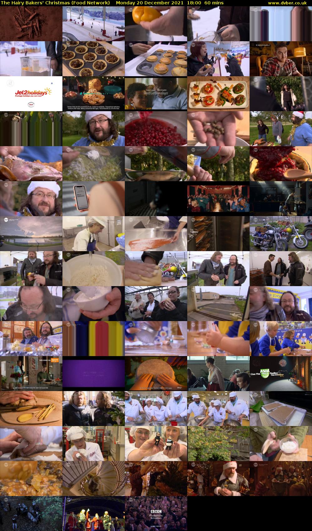 The Hairy Bakers' Christmas (Food Network) Monday 20 December 2021 18:00 - 19:00