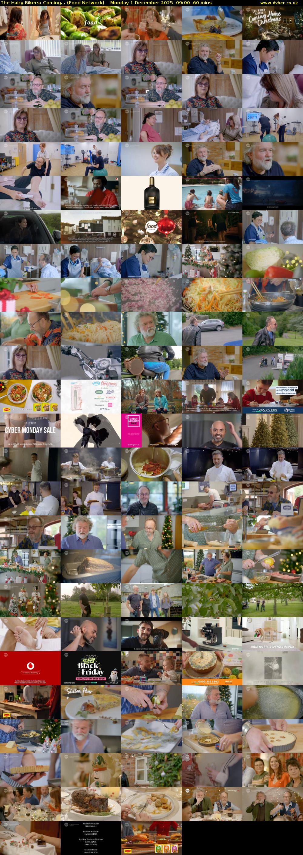 The Hairy Bikers: Coming... (Food Network) Monday 1 December 2025 09:00 - 10:00