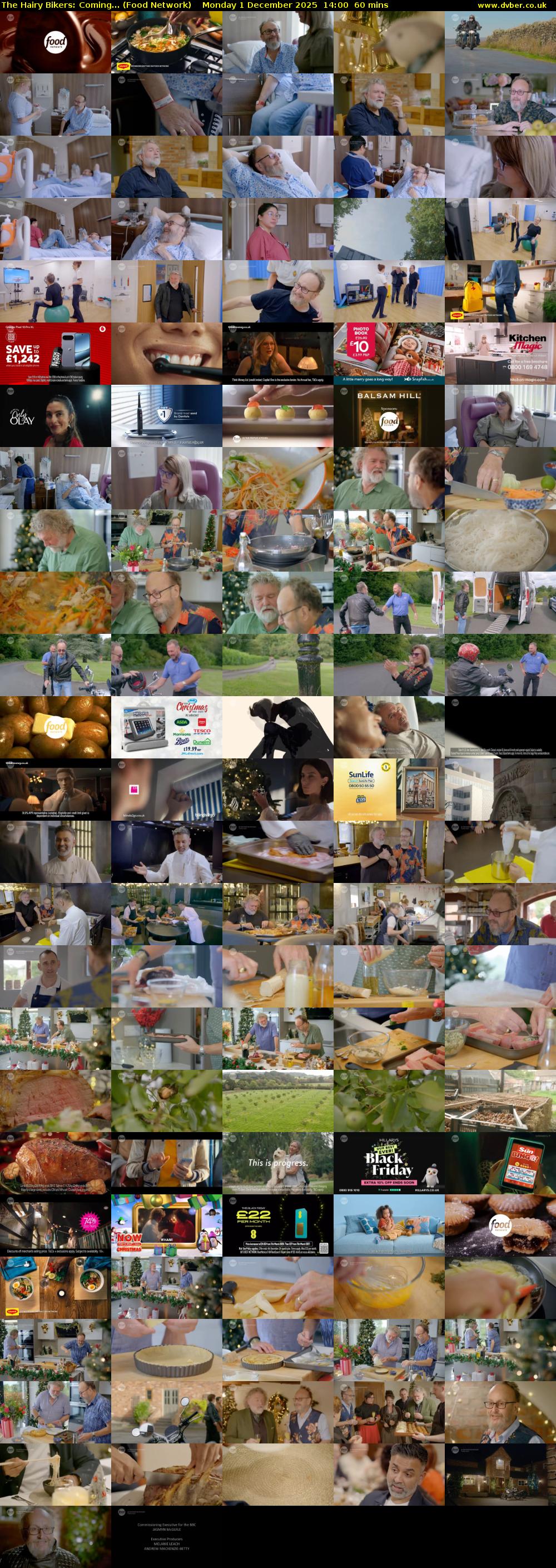 The Hairy Bikers: Coming... (Food Network) Monday 1 December 2025 14:00 - 15:00