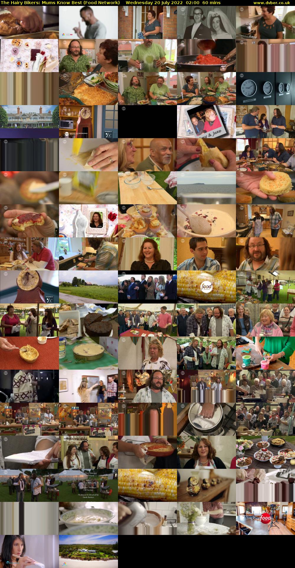 The Hairy Bikers: Mums Know Best (Food Network) Wednesday 20 July 2022 02:00 - 03:00