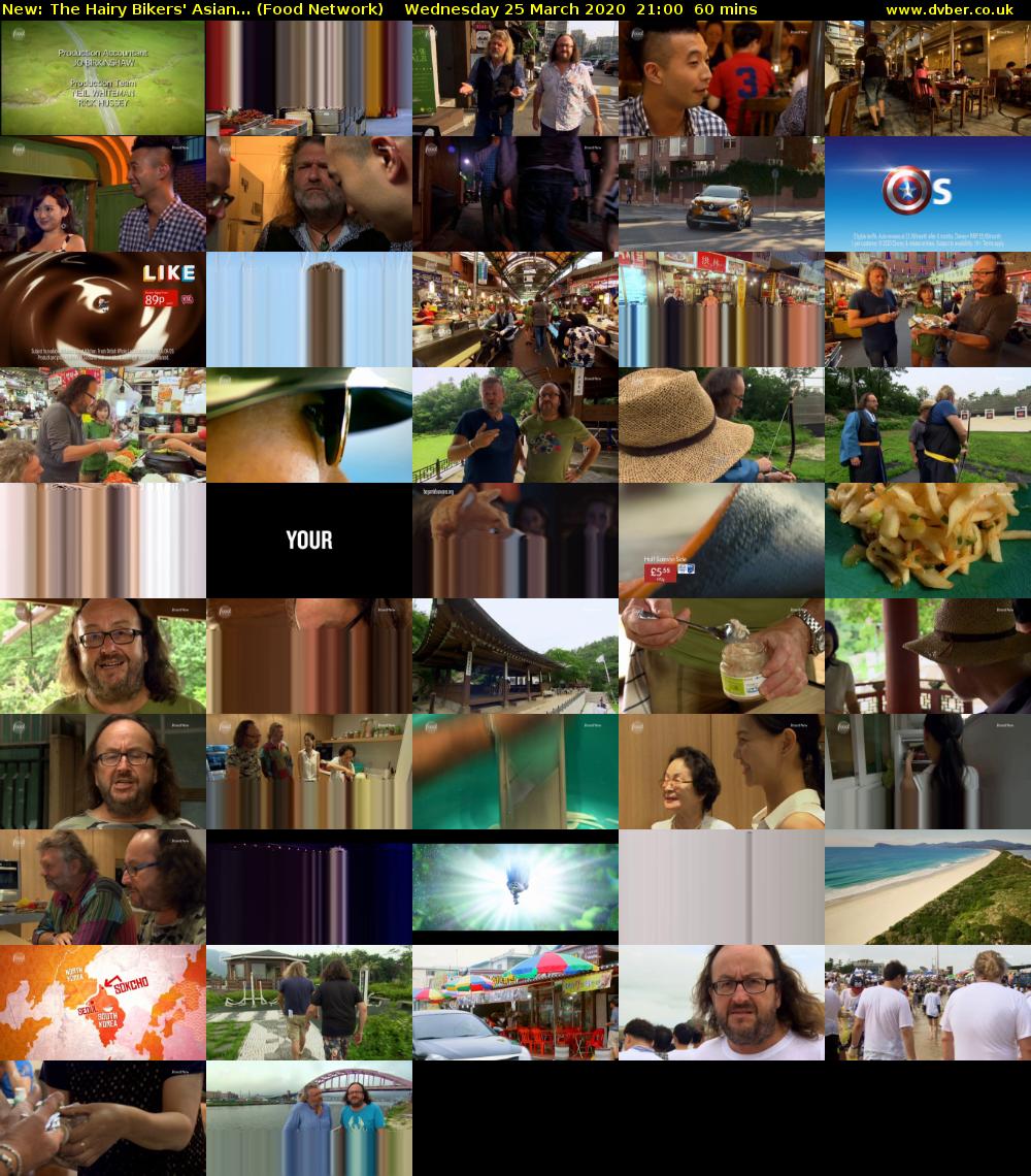 The Hairy Bikers' Asian... (Food Network) Wednesday 25 March 2020 21:00 - 22:00