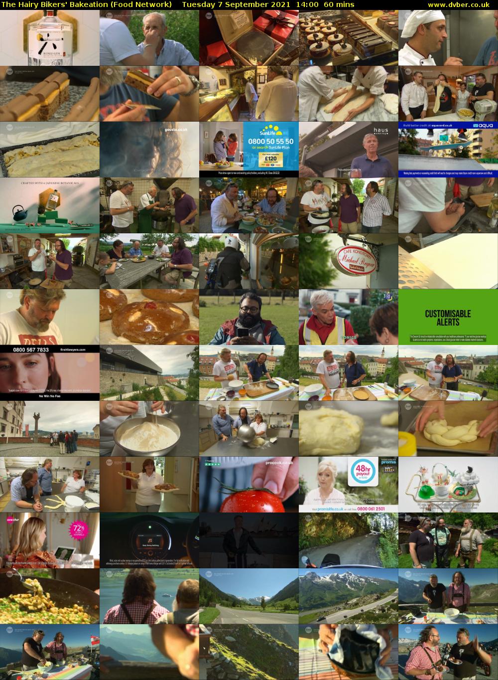 The Hairy Bikers' Bakeation (Food Network) Tuesday 7 September 2021 15:00 - 16:00