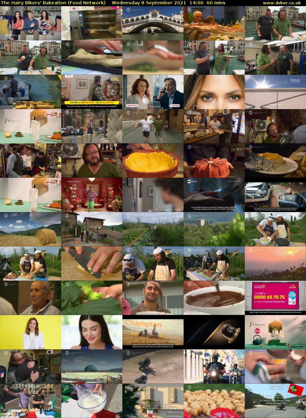 The Hairy Bikers' Bakeation (Food Network) Wednesday 8 September 2021 15:00 - 16:00