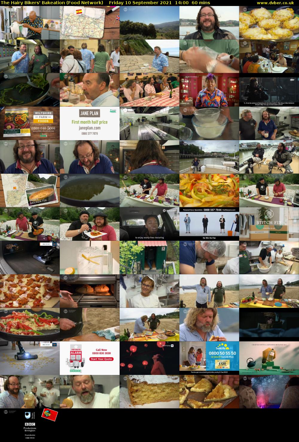 The Hairy Bikers' Bakeation (Food Network) Friday 10 September 2021 15:00 - 16:00