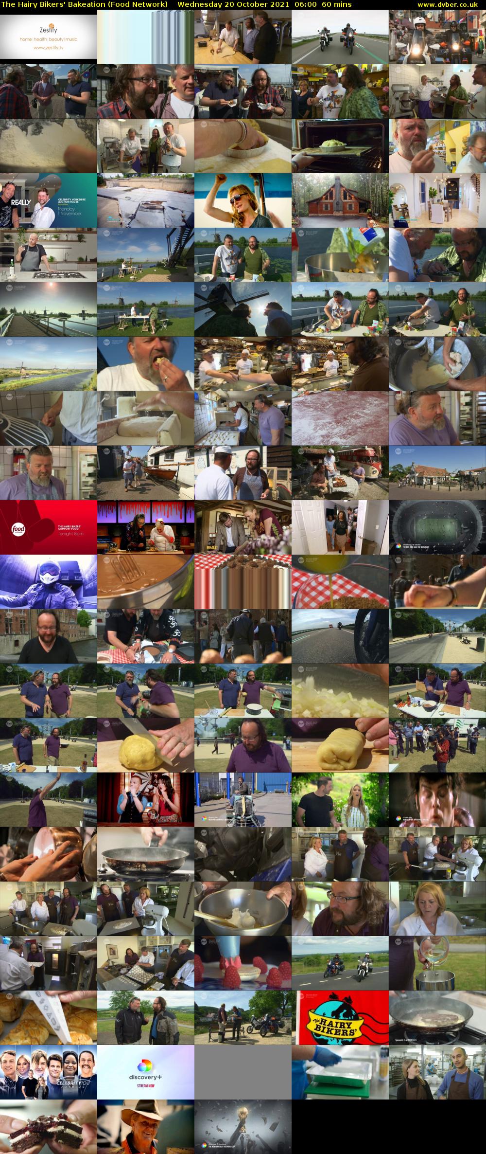 The Hairy Bikers' Bakeation (Food Network) Wednesday 20 October 2021 06:00 - 07:00
