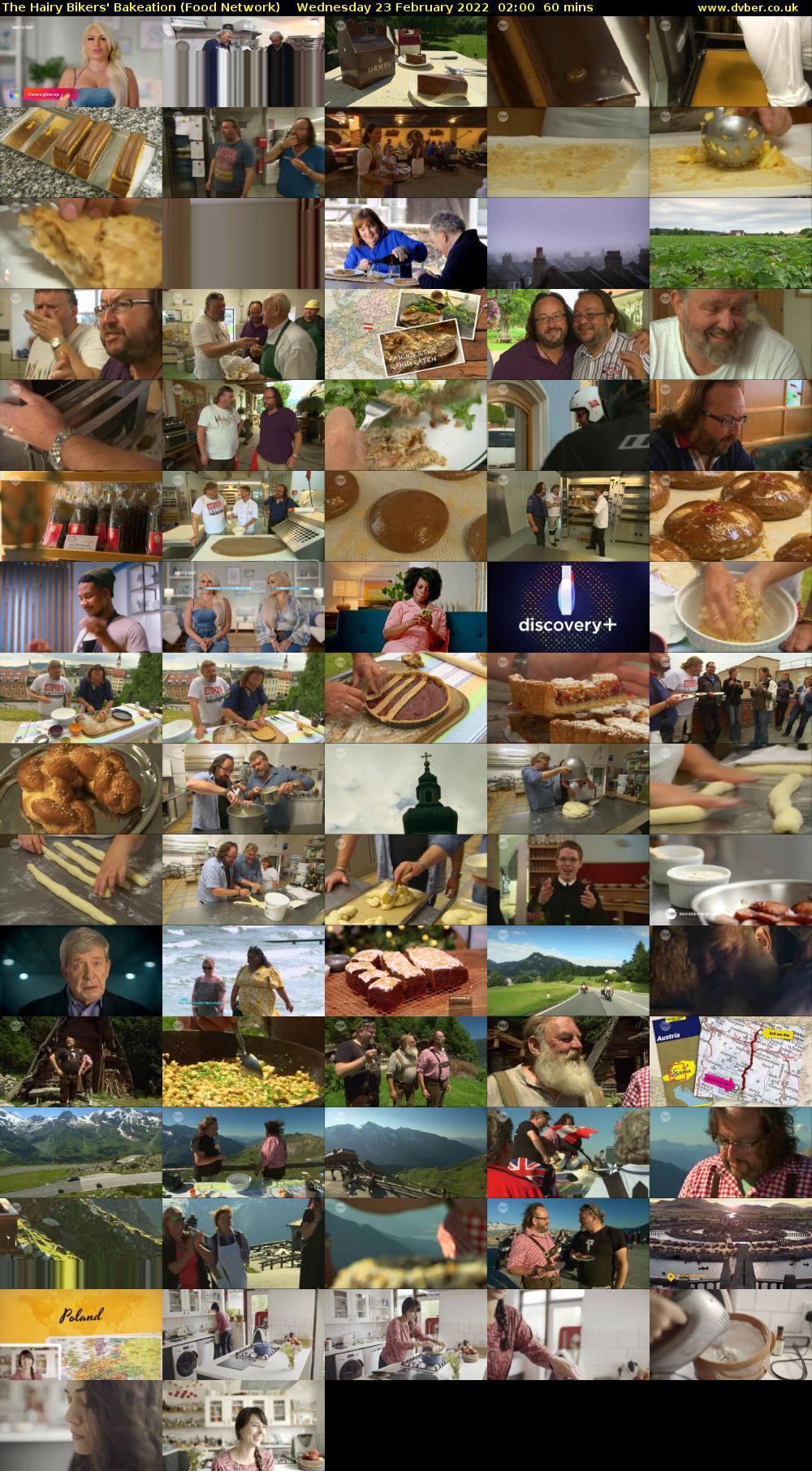 The Hairy Bikers' Bakeation (Food Network) Wednesday 23 February 2022 02:00 - 03:00