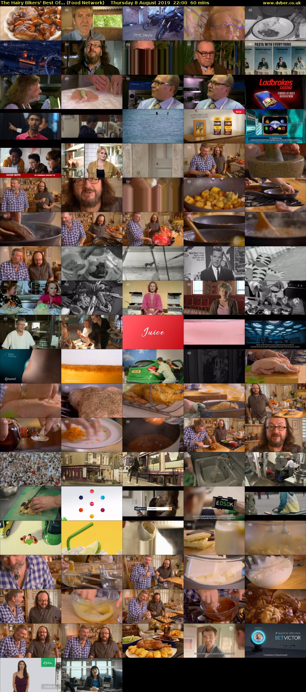 The Hairy Bikers' Best Of... (Food Network) Thursday 8 August 2019 22:00 - 23:00