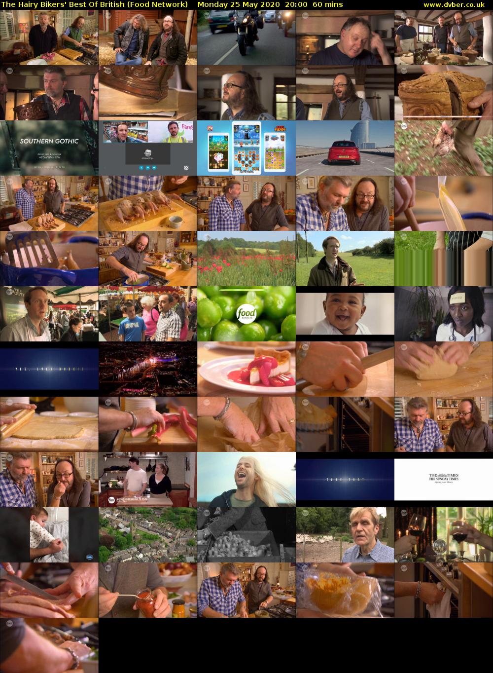 The Hairy Bikers' Best Of British (Food Network) Monday 25 May 2020 20:00 - 21:00