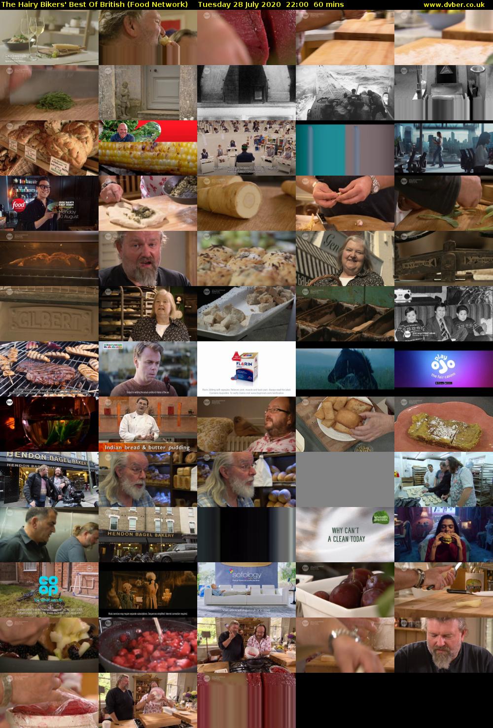 The Hairy Bikers' Best Of British (Food Network) Tuesday 28 July 2020 22:00 - 23:00